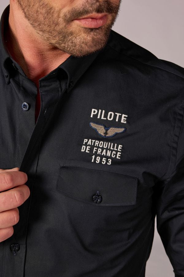 Camisa Hombre Patrouille De France VADOR TRIOMPHE NAVY BLUE