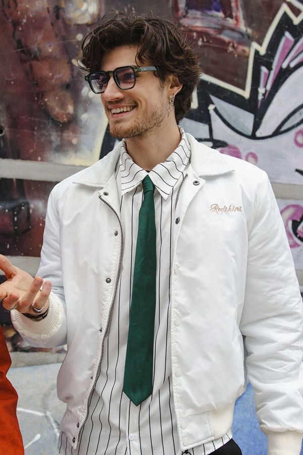 Blouson Homme Redskins DRAGON FIGHTER WHITE