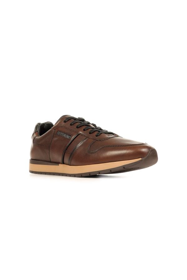 Scarpe Da Ginnastica In Pelle Uomo Redskins AFFAIRO CHATAIGNE 