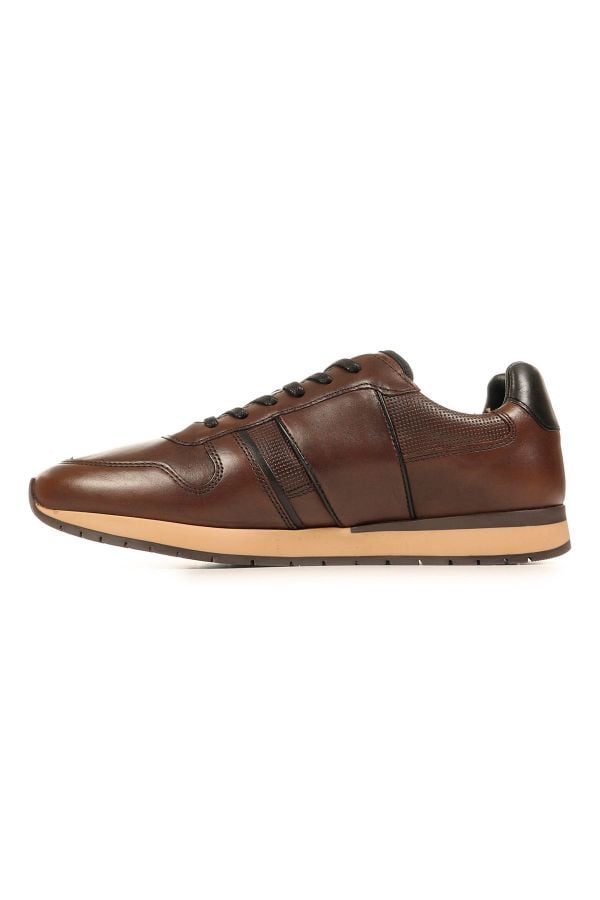 Scarpe Da Ginnastica In Pelle Uomo Redskins AFFAIRO CHATAIGNE 