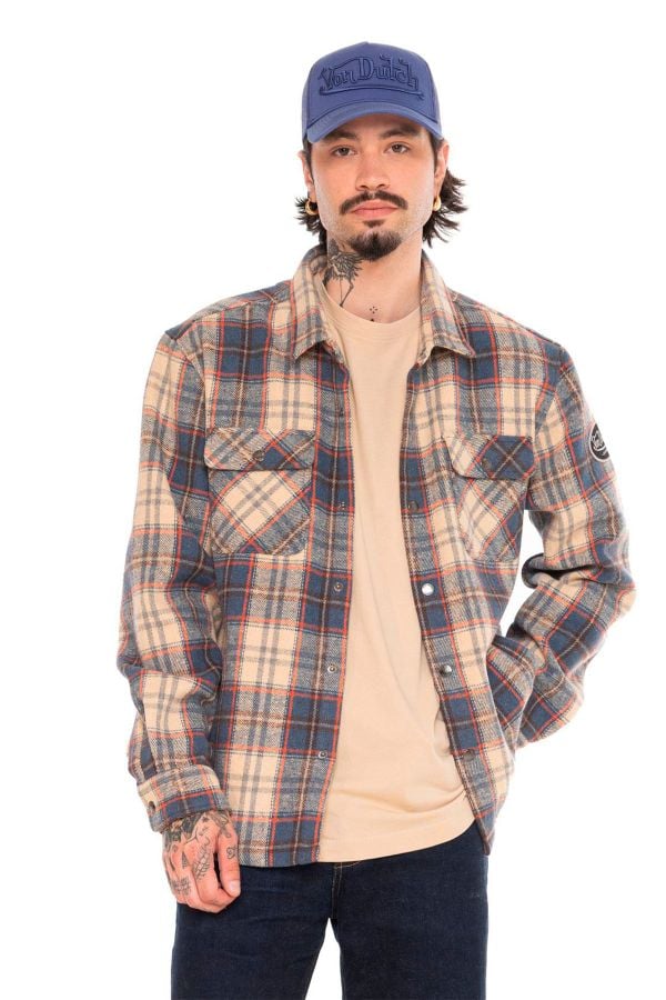 Giacche Uomo Von Dutch SURCHEMISE PEPPER BE