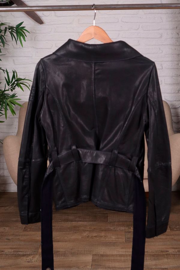 Blouson Blanc Bleu VINT00492