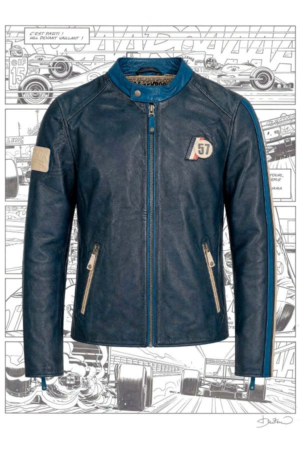 Chaqueta Hombre Michel Vaillant MICHEL 3 BLEU ROYAL