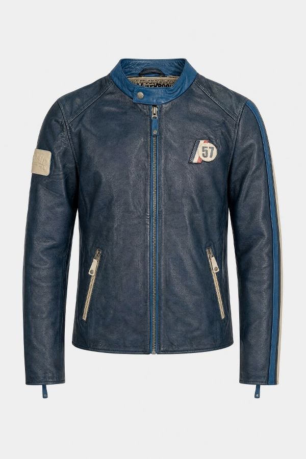 Blouson Homme Michel Vaillant MICHEL 3 BLEU ROYAL