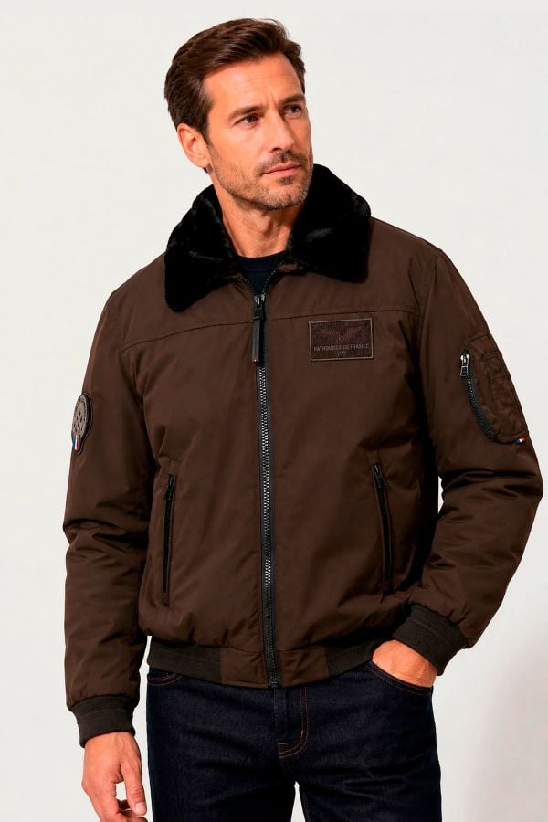 Chaqueta Hombre Patrouille De France RAFAL SCAFF BROWN