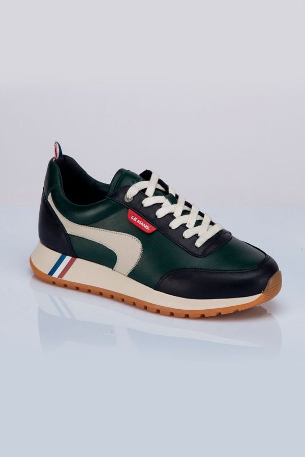 Zapatos De Piel Hombre 24h Le Mans HUNAUDIERE VERT