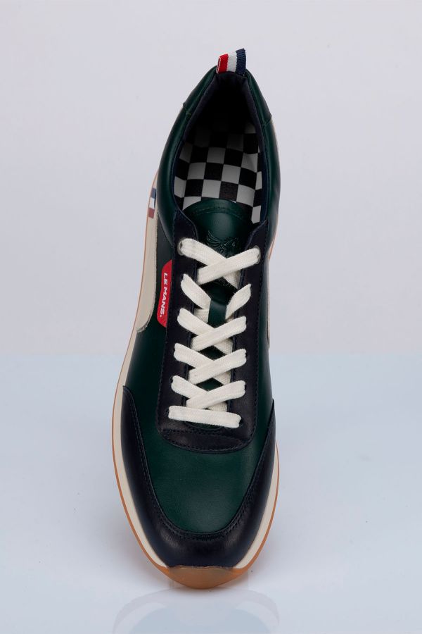 Zapatos De Piel Hombre 24h Le Mans HUNAUDIERE VERT