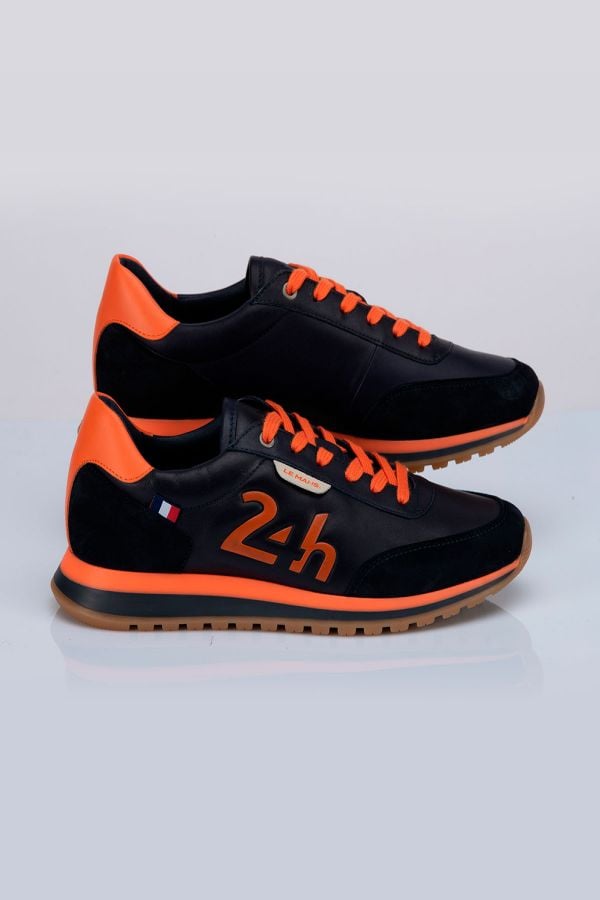 Zapatos De Piel Hombre 24h Le Mans "24H" NAVY / ORANGE