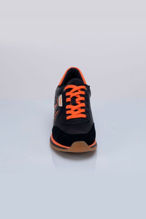 Zapatos De Piel Hombre 24h Le Mans "24H" NAVY / ORANGE