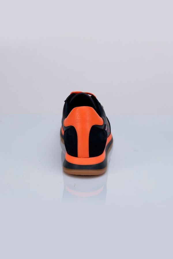Zapatos De Piel Hombre 24h Le Mans "24H" NAVY / ORANGE