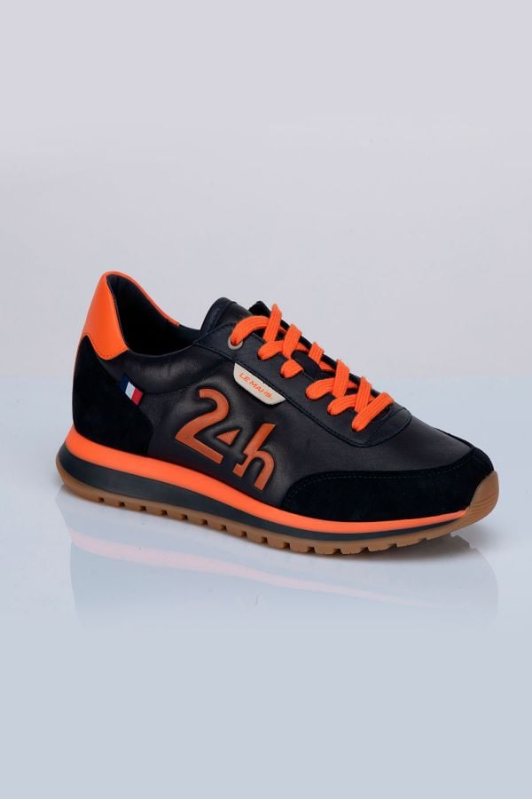 Zapatos De Piel Hombre 24h Le Mans "24H" NAVY / ORANGE