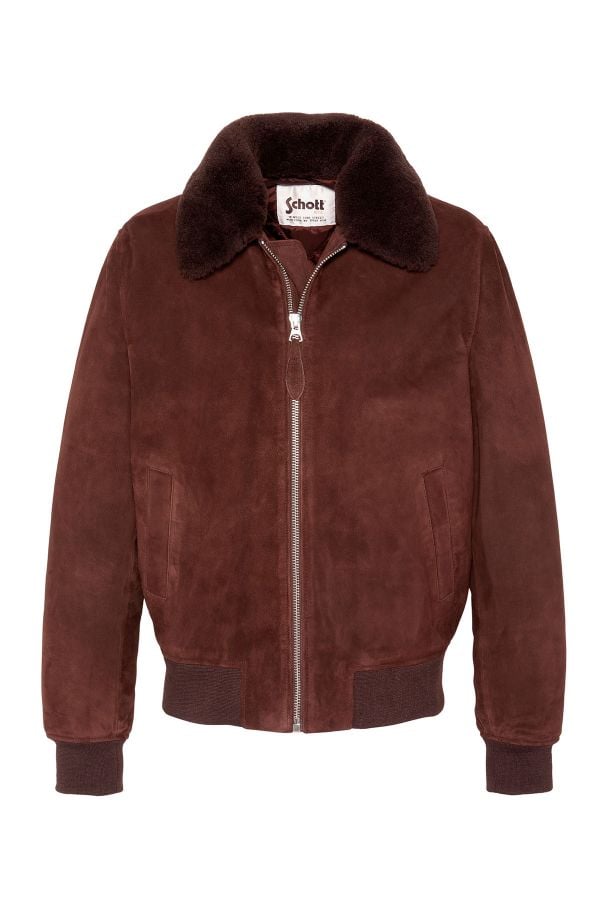 Chaqueta Hombre Schott LCDOWNTOWNS DARK BROWN