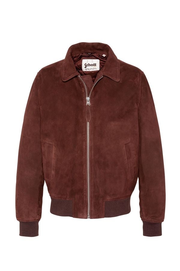 Chaqueta Hombre Schott LCDOWNTOWNS DARK BROWN