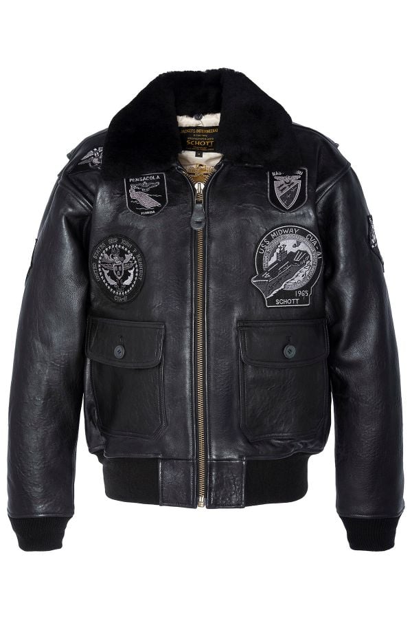 Chaqueta Hombre Schott G1TG BLACK