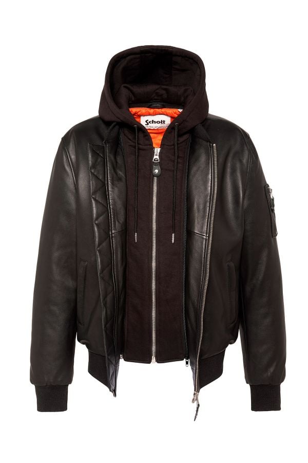Giacche Uomo Schott LCSPORT BLACK