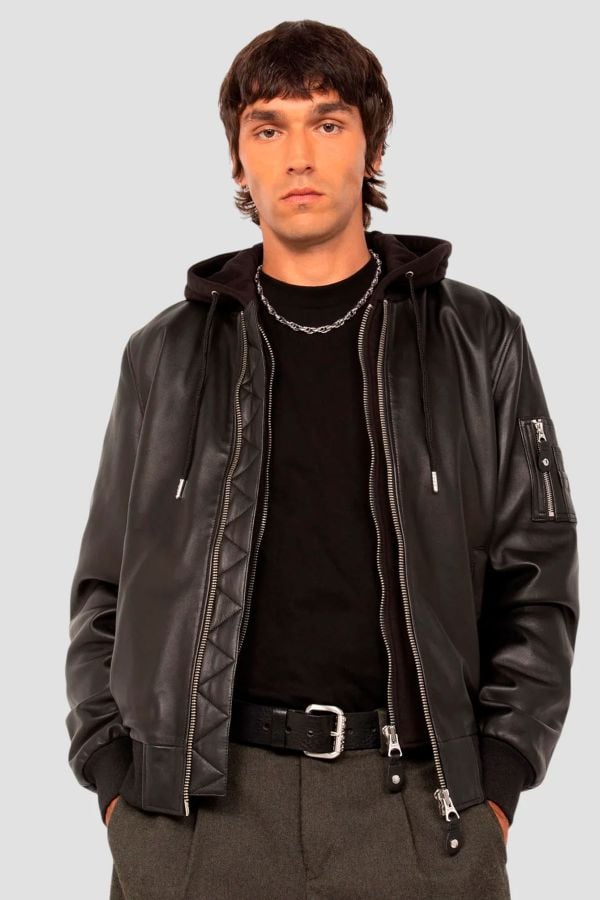 Giacche Uomo Schott LCSPORT BLACK