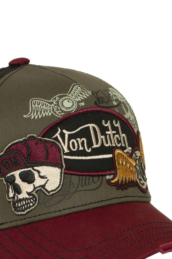 Herren Kappe Von Dutch CASQUETTE CT PATCHES 17