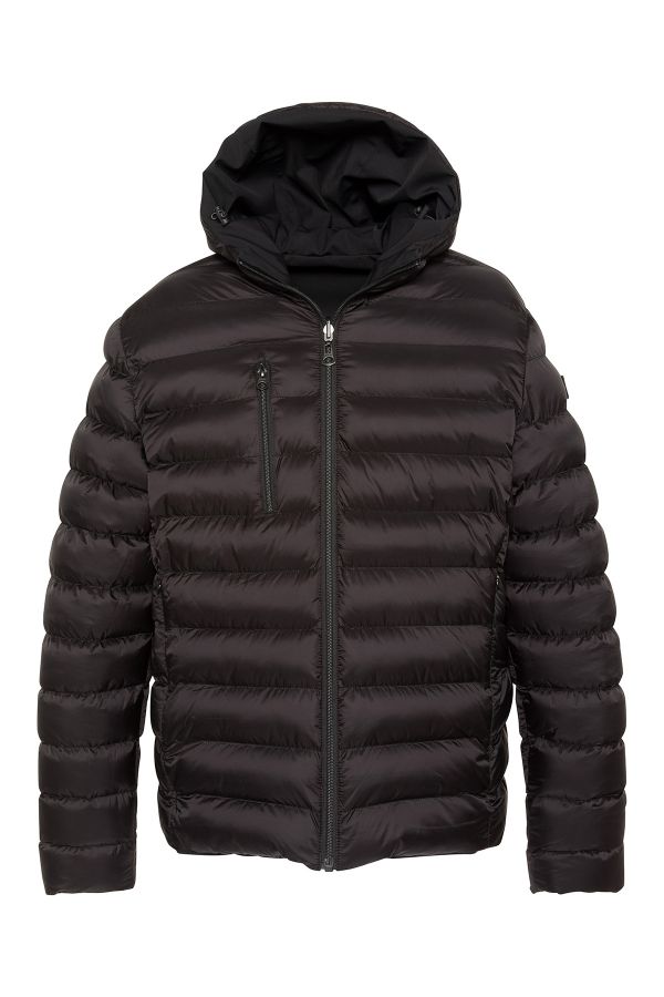 Giacche Uomo Schott CANFIELD BLACK/ BLACK — vista 2