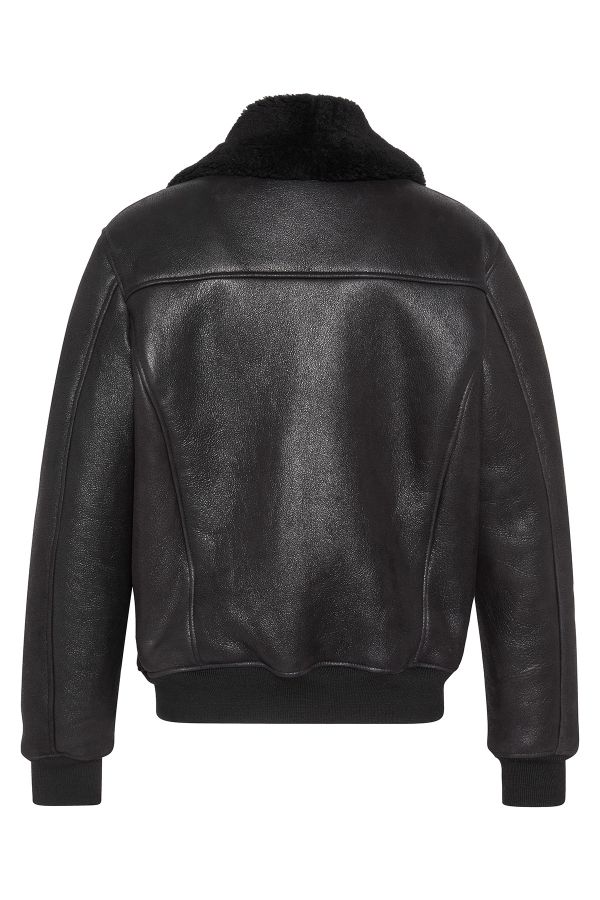 Herren Jacke Schott LCSHEEPCITY BLACK