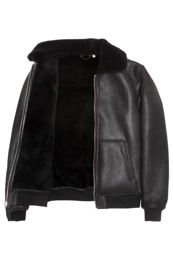 Herren Jacke Schott LCSHEEPCITY BLACK