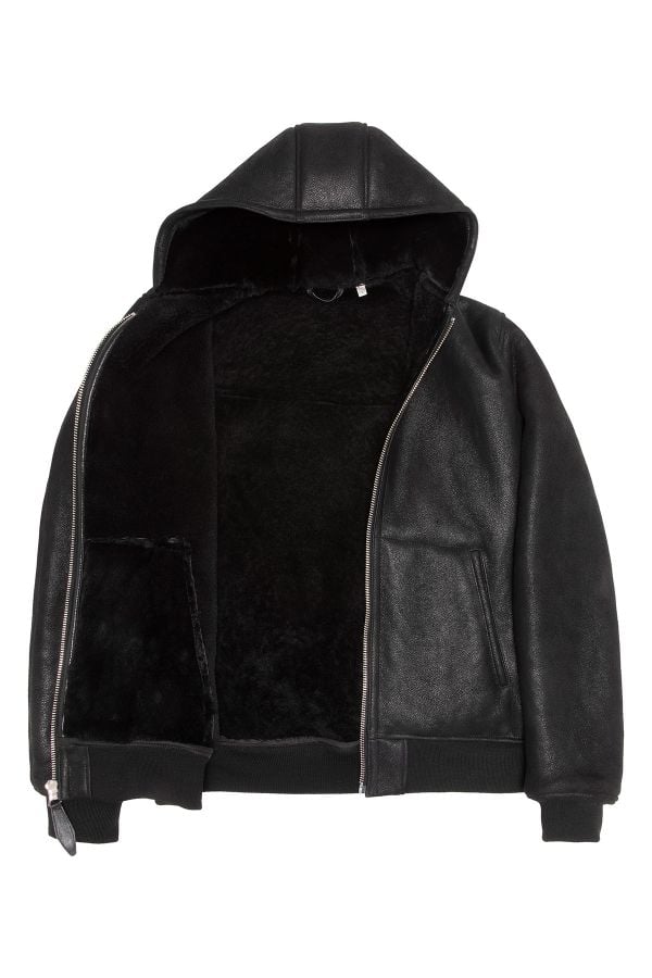 Herren Jacke Schott LCSHEEPCITYH BLACK — Ansicht 3