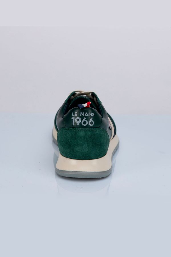Scarpe Da Ginnastica In Pelle Uomo 24h Le Mans STARTING VERT