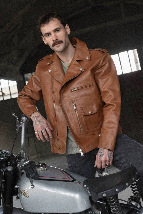 Giacche Uomo Buco J-21R COGNAC — vista 1