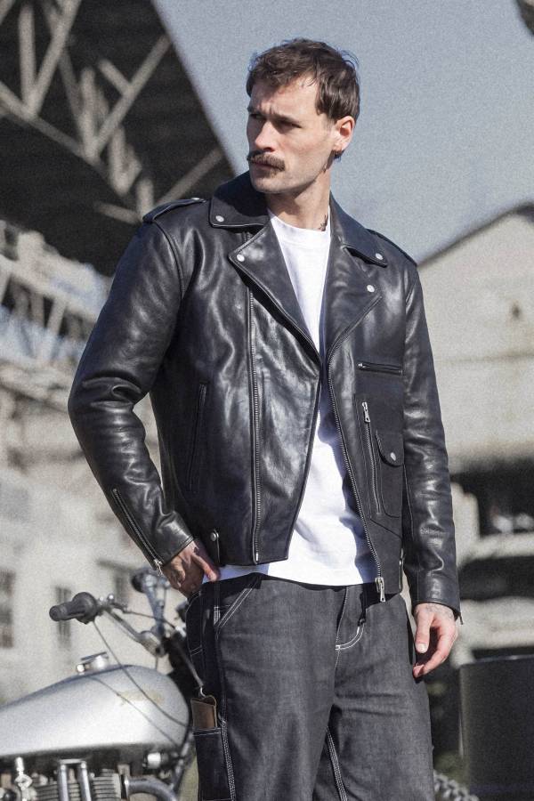 Giacche Uomo Buco J-21R BLACK — vista 1
