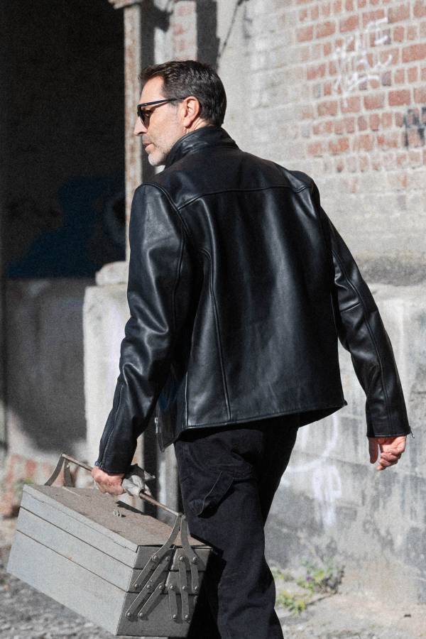 Giacche Uomo Buco J-100R BLACK — vista 3