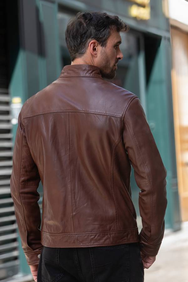 Herren Jacke Cityzen JACKSON SHEEP MOCCA — Ansicht 3