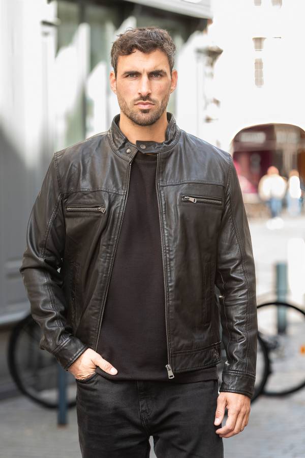 Herren Jacke Cityzen JACKSON SHEEP BLACK — Ansicht 7