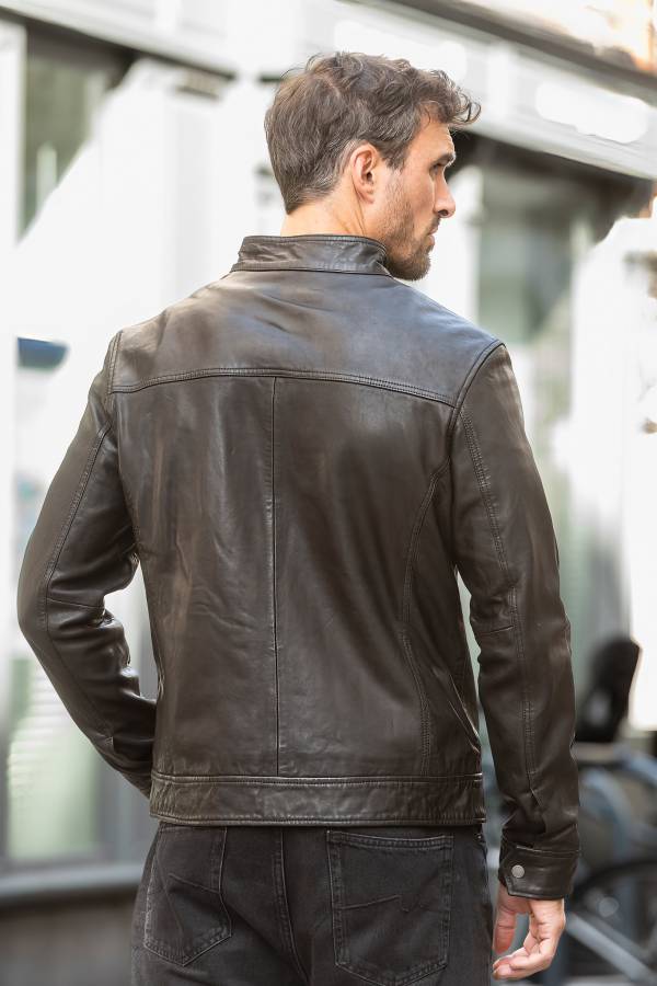 Herren Jacke Cityzen JACKSON SHEEP BLACK — Ansicht 2