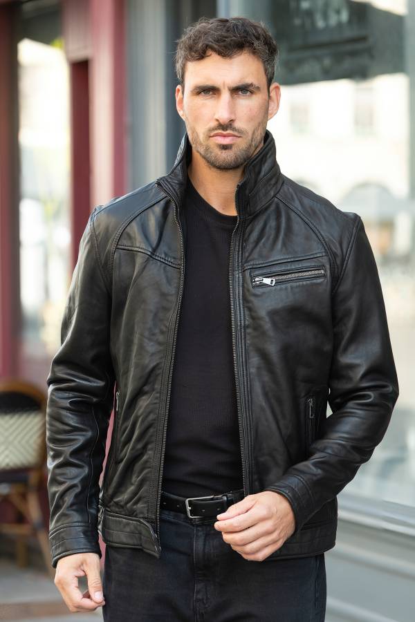 Herren Jacke Cityzen WOLF SHEEP BLACK — Ansicht 6