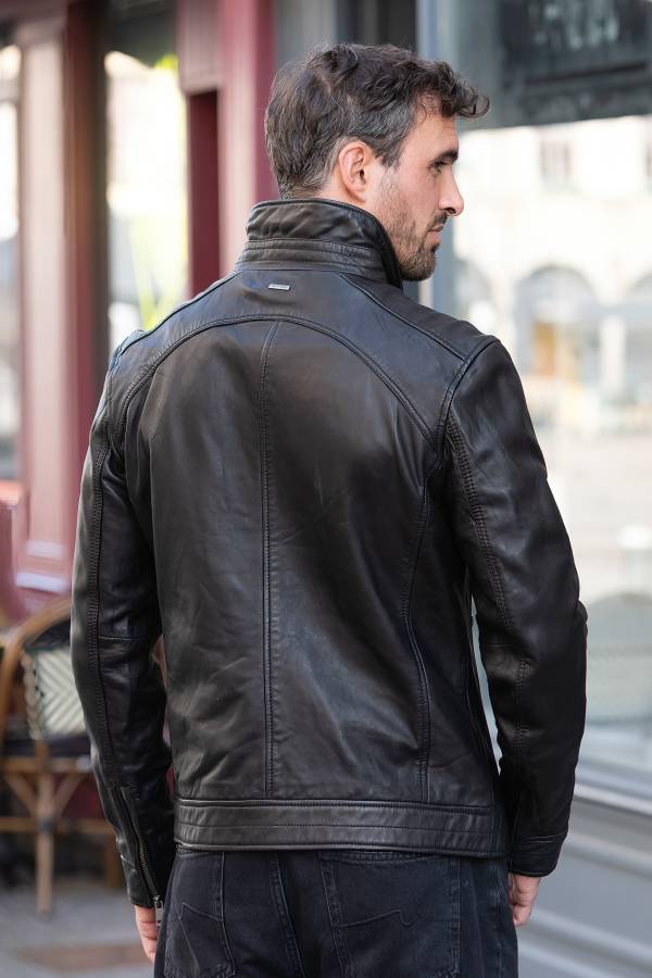 Herren Jacke Cityzen WOLF SHEEP BLACK — Ansicht 3