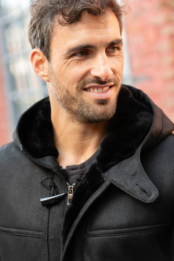 Herren - Cityzen DUFFLECOAT NOIR — Ansicht 2