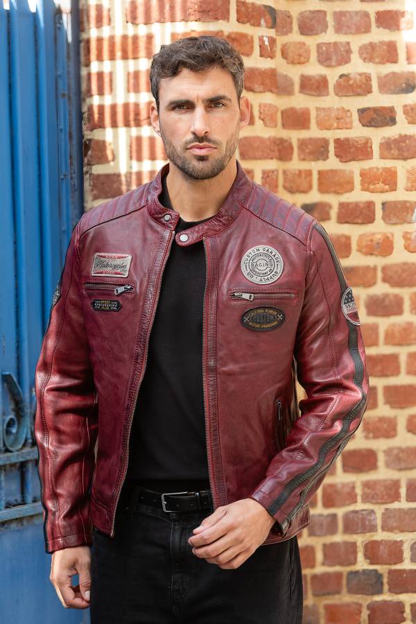 Chaqueta Hombre Cityzen ORLANDO DARK RED — vista 1