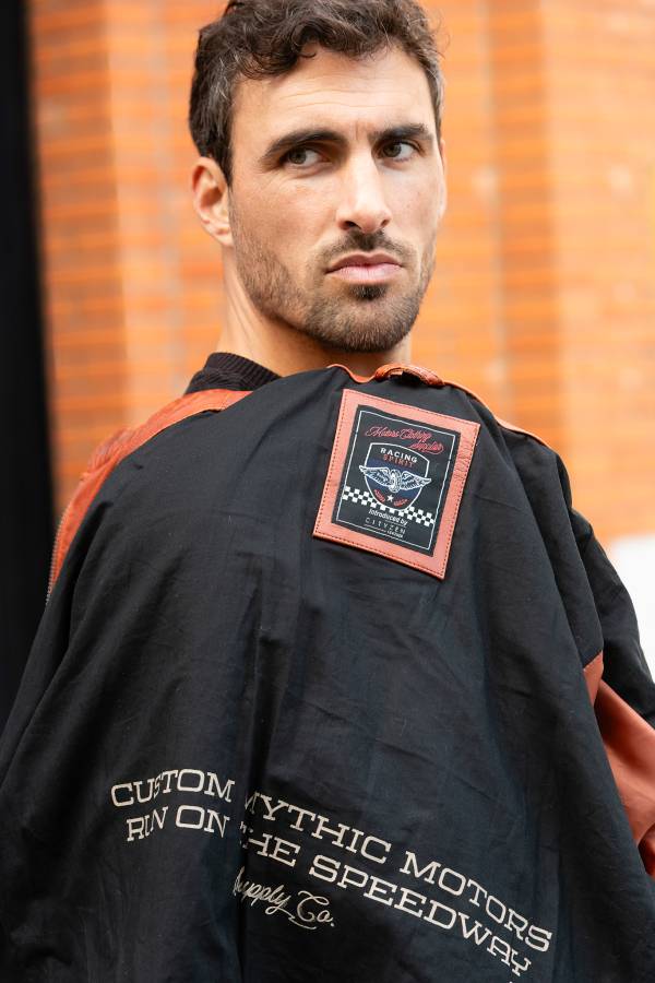 Blouson Homme Cityzen ORLANDO ORANGE — vue 3