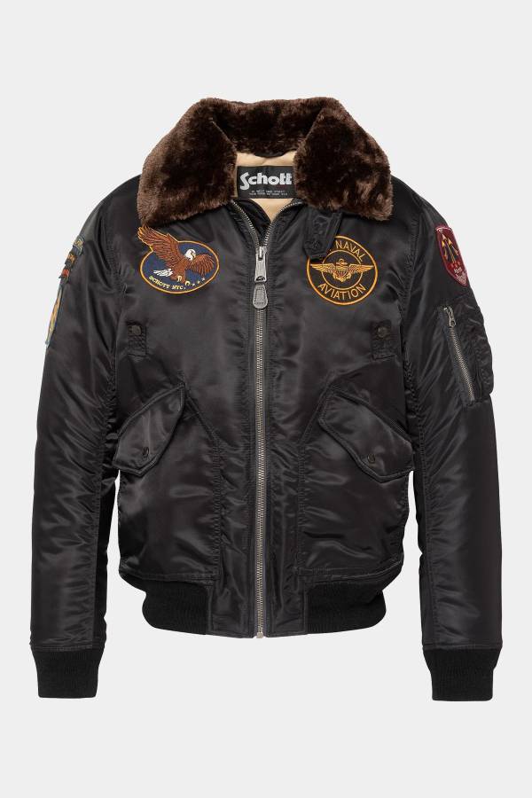 Herren Jacke Schott AIRSTON BLACK — Ansicht 7