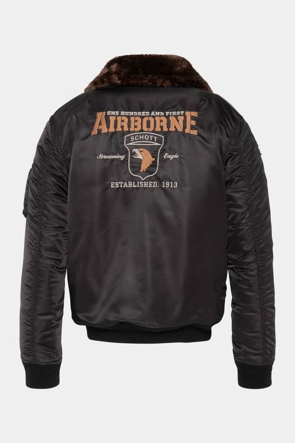 Herren Jacke Schott AIRSTON BLACK — Ansicht 8