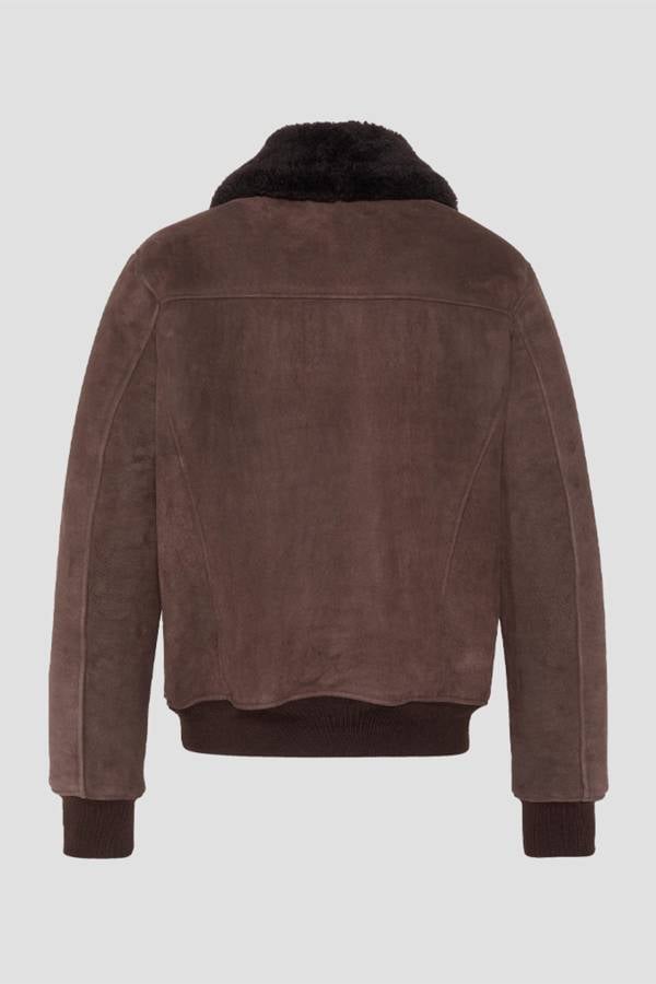  Uomo Schott LCSHEEPSUEDE BROWN — vista 5