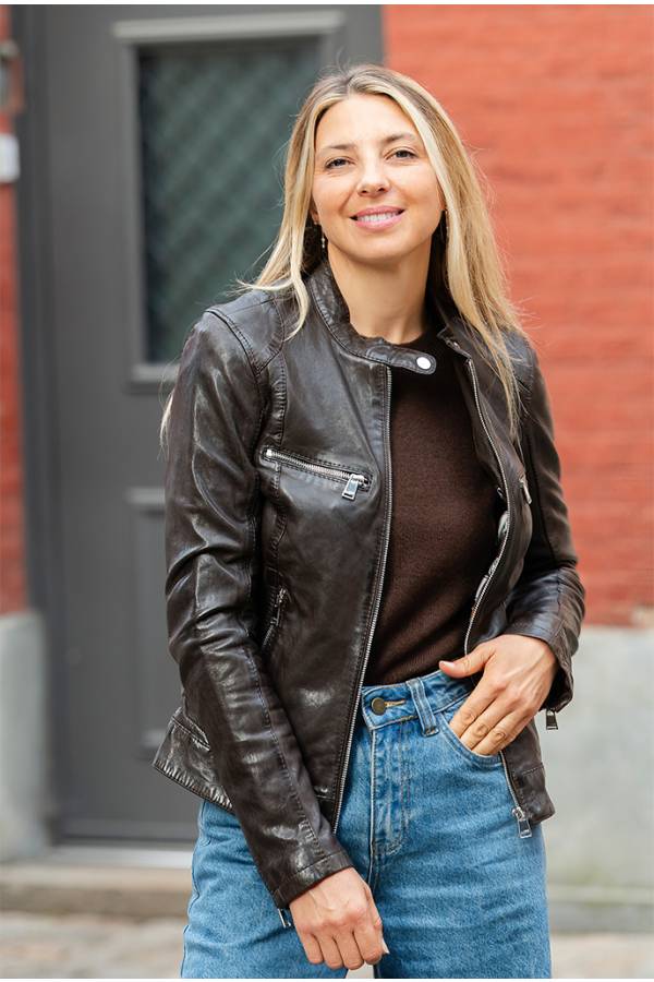 Chaqueta Mujeres Cityzen EMILIA CHOCO — vista 4