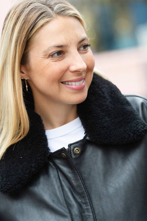 Chaqueta Mujeres Schott LCWDAISY2 BLACK — vista 4
