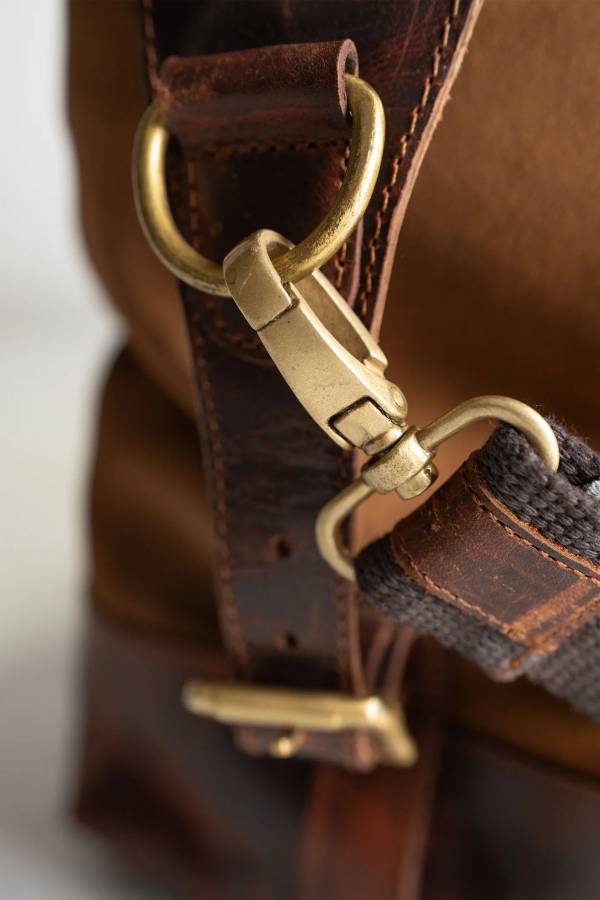 Herren - Iron & Resin YAMPA DUFFLE BAG BROWN — Ansicht 5