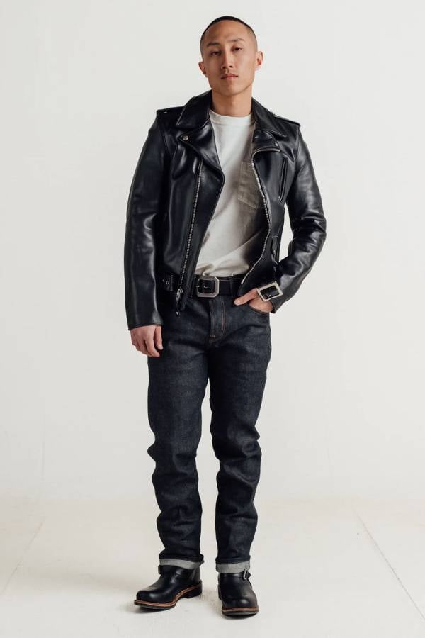 Blouson Homme Schott 613S BLACK — vue 3