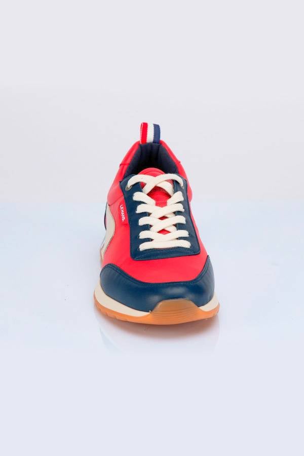 Herren Ledersneakers 24h Le Mans HUNAUDIERE RED RACING — Ansicht 2