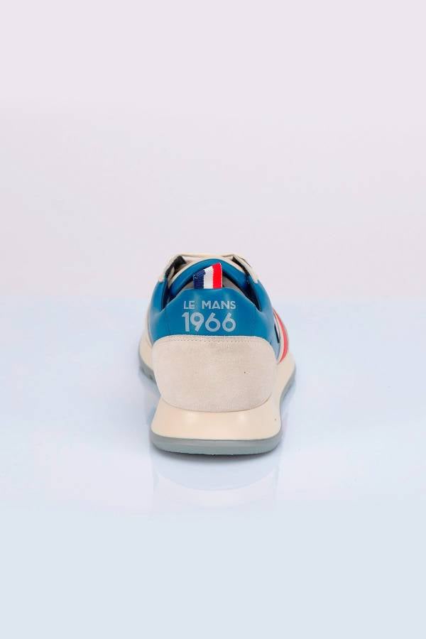 Herren Ledersneakers 24h Le Mans STARTING OCEAN BLUE — Ansicht 4