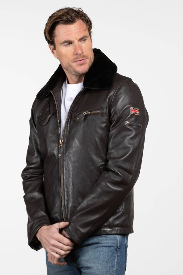 Herren - Royal Air Force LECLUSE 3 DARK BROWN — Ansicht 2