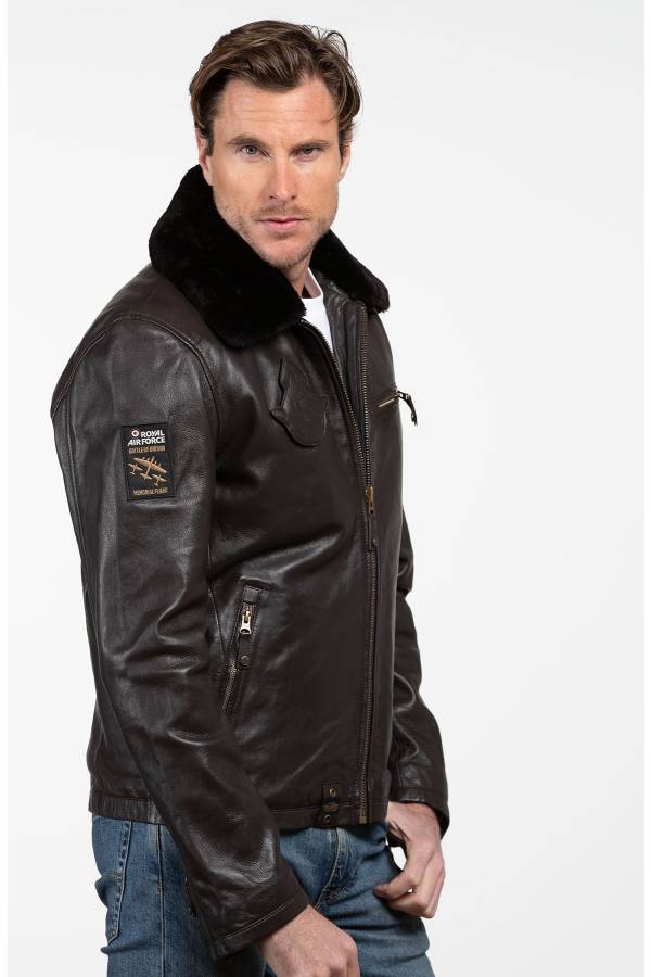 Herren - Royal Air Force LECLUSE 3 DARK BROWN — Ansicht 6
