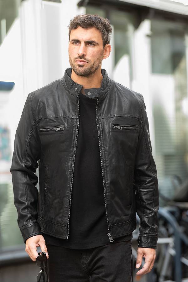Chaqueta Hombre Cityzen JACKSON SHEEP BLACK — vista 1