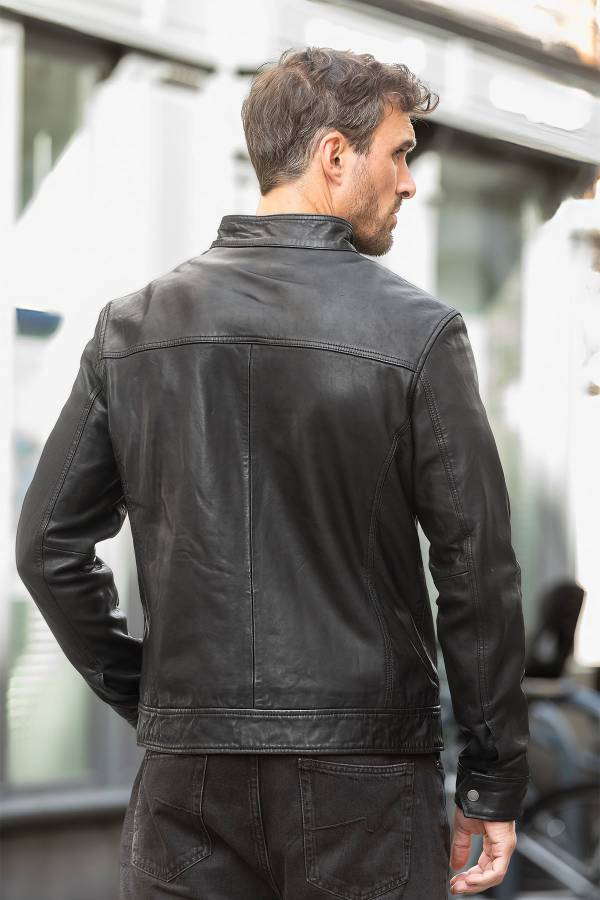 Chaqueta Hombre Cityzen JACKSON SHEEP BLACK — vista 2
